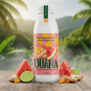 'Ouana Juice - Watermelon, Turmeric, Lime & Ginger Juice (Carton 36 x 400ml)